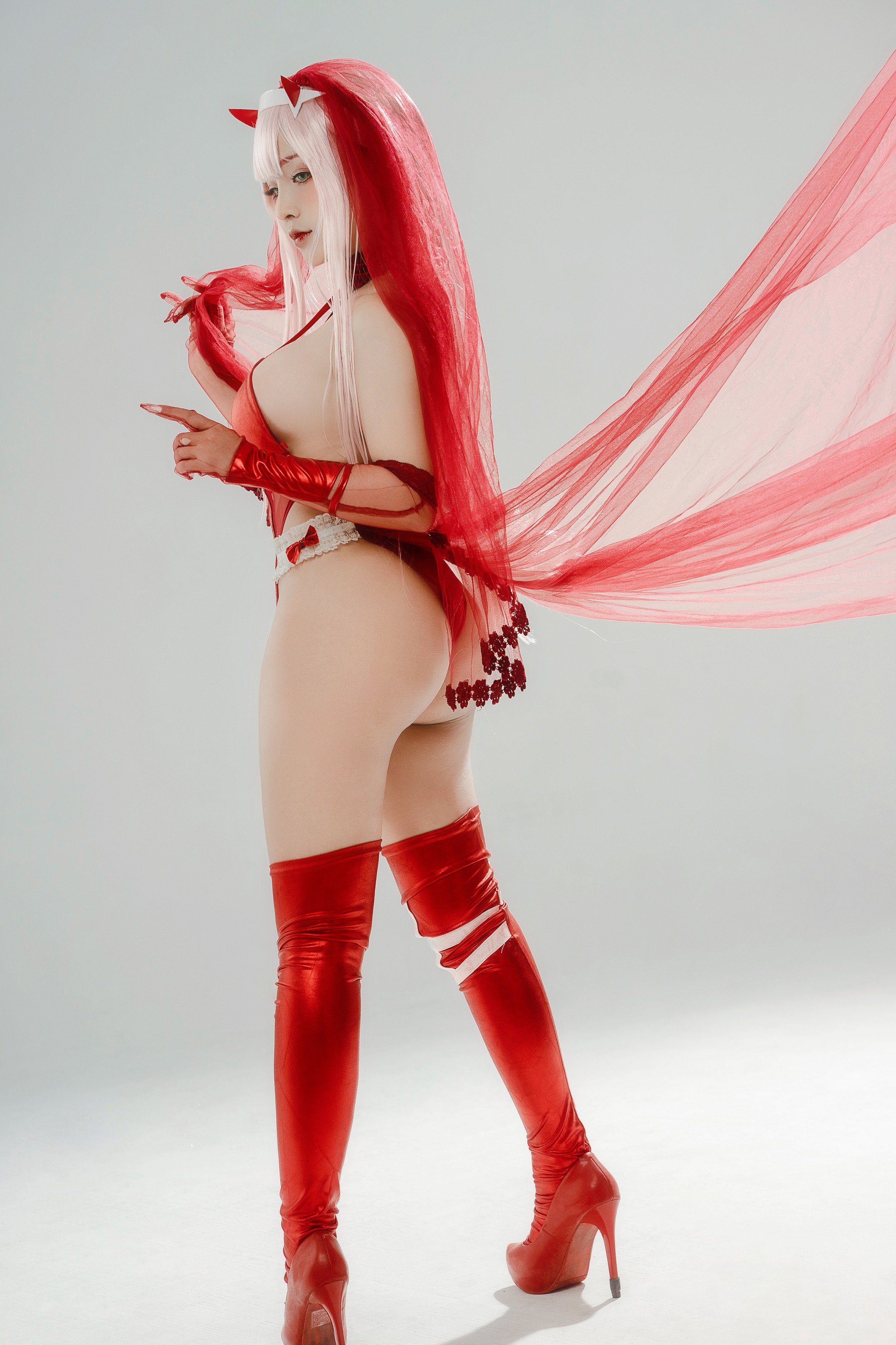 图片[1]-Sayo Momo – NO.016 Zero Two Wedding Dress[21P]-XikXak